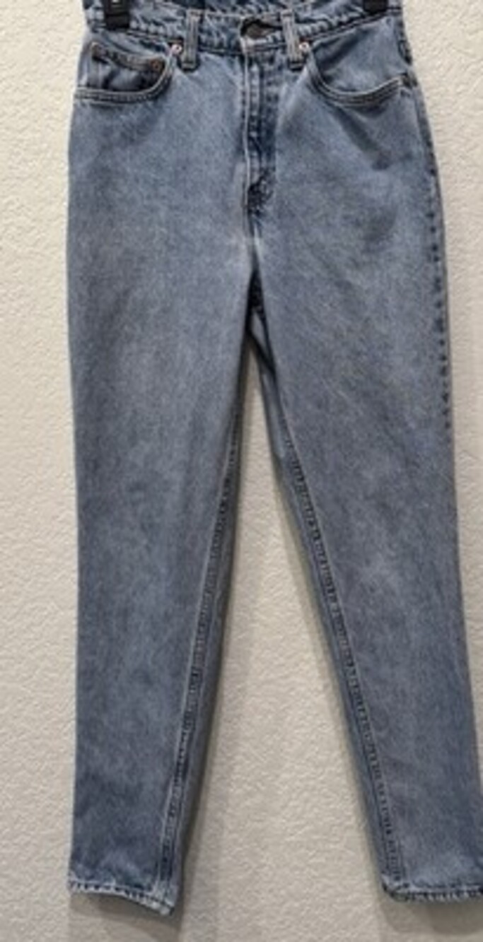Levis 522 Womens Jeans Size 26 Reg 100% Cotton Tapered Leg Tapered Fit VINTAGE
